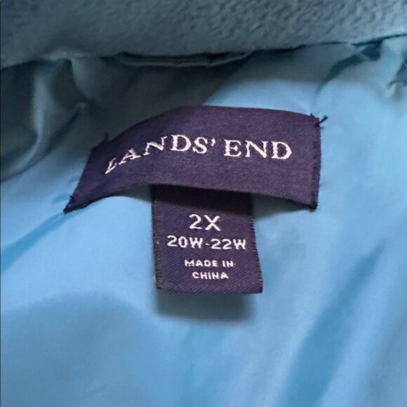 Lands' End women's down puffer coat parka Size 2X - Picture 9 of 13